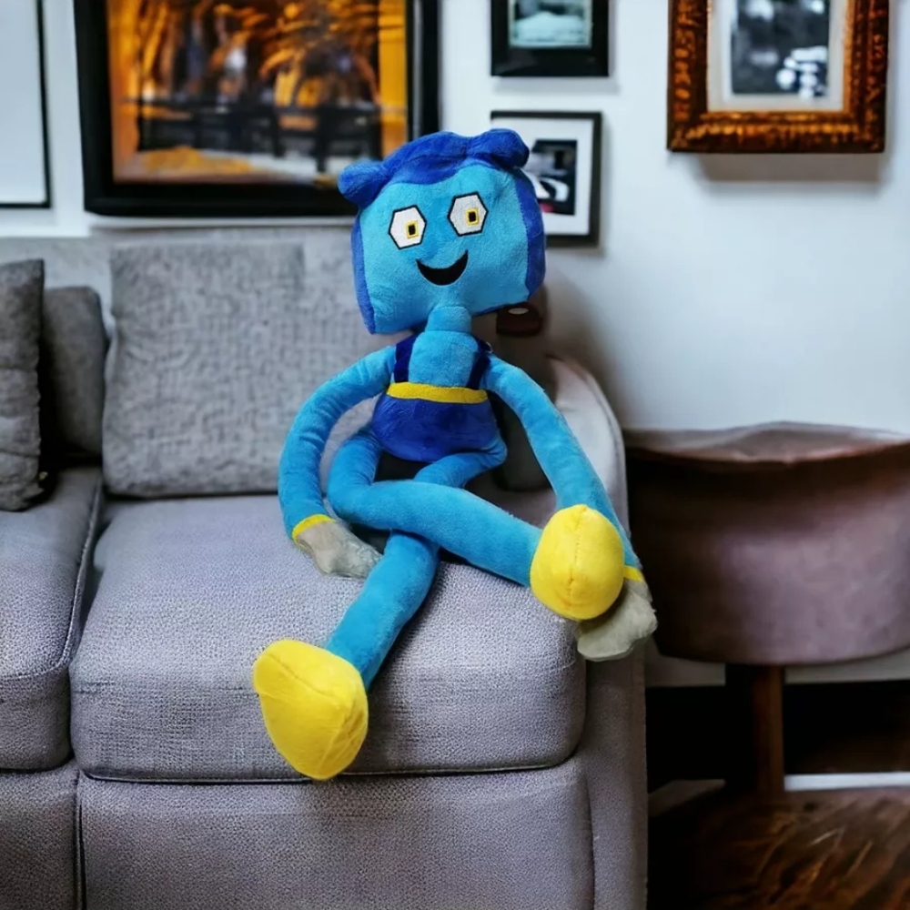 17" Daddy Long Legs Soft Toy 17 Inch Blue and Yellow Plush Kids Poppy Playtime - Picture 8 of 12